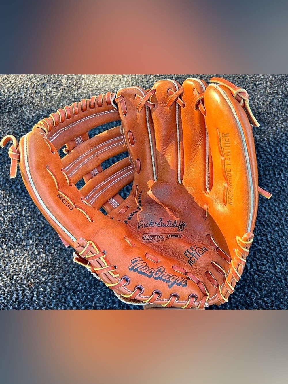 MacGregor Rick Sutcliffe Signature MG30 Baseball Glove Orange